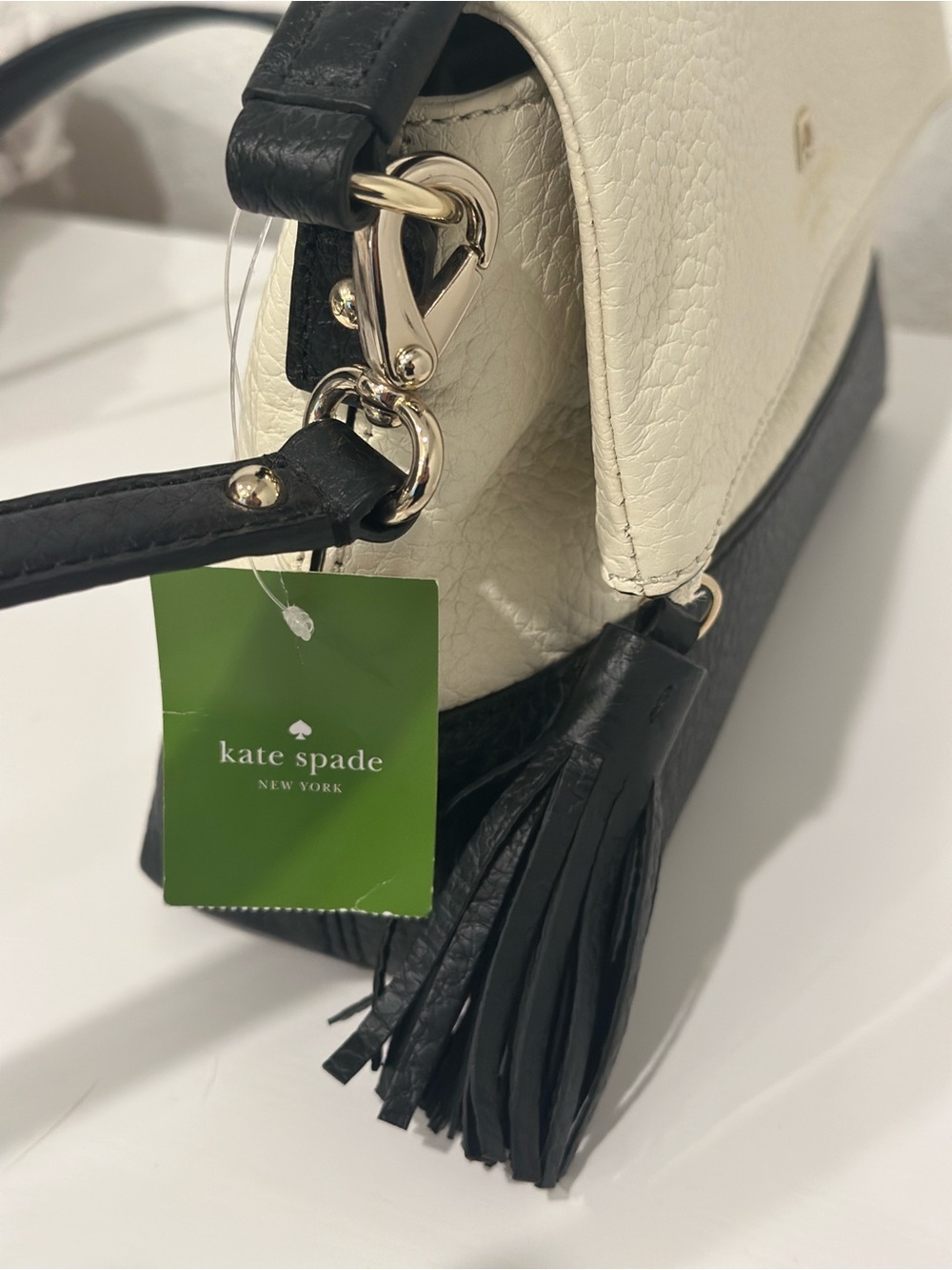 NWT Kate Spade Mini Maria Southport Ave Crossbody Bag Porcelain Black Purse - Picture 9 of 9